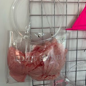 Mint Swim clear beach bags.